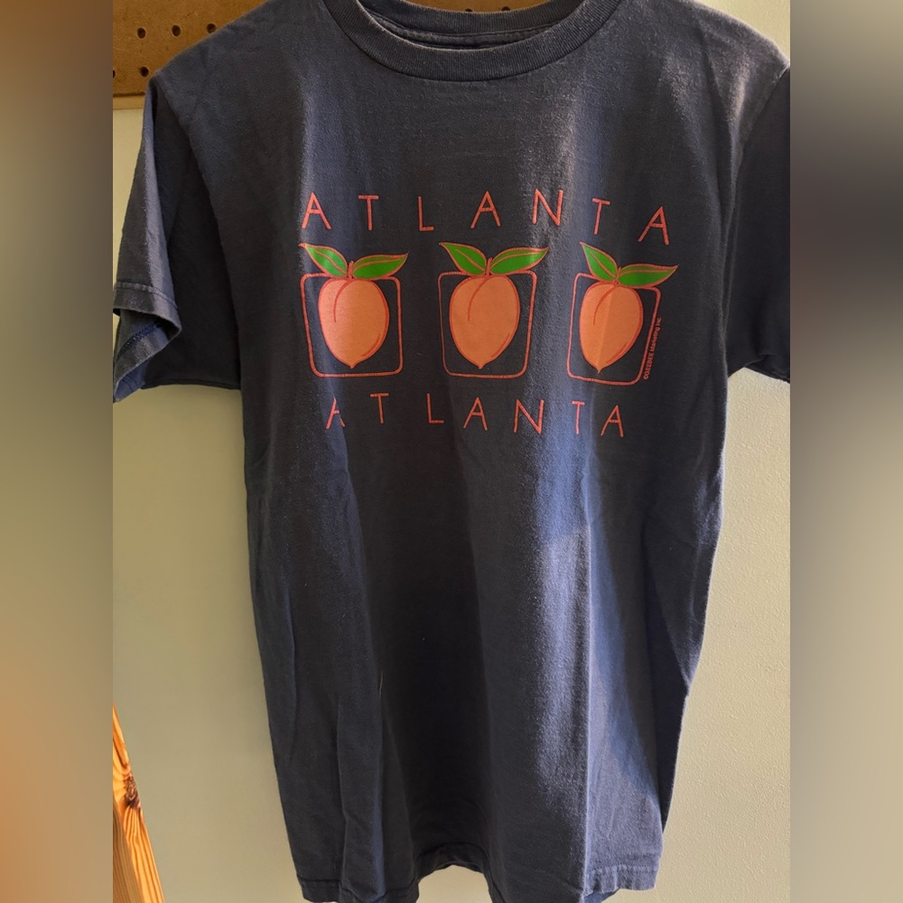 Vintage Blue Atlanta, Georgia Peaches shirt